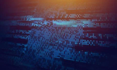 Corrupted computer data loss abstract background Illustrazione stock