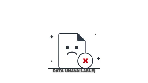 Corrupted File Icon Sad Face Data Unavailable Stock Footage 339822969