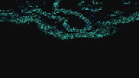 Corrupted Frame Digital Effect Horizontal Stock Footage 331074408