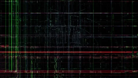 Corrupted HUD Overlay Loop 11 Stock Footage 322096442