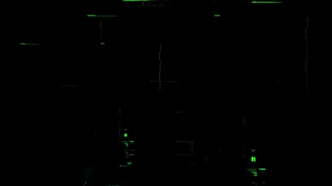 Corrupted HUD Overlay Loop 2 Stock Footage 322096107