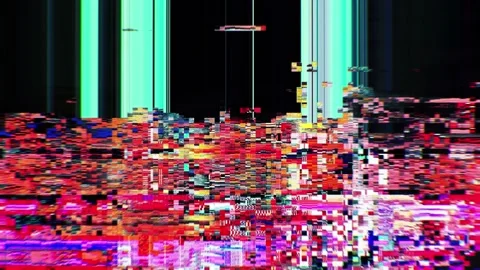 Corrupted HUD Overlay Loop 8 Stock Footage 322096408