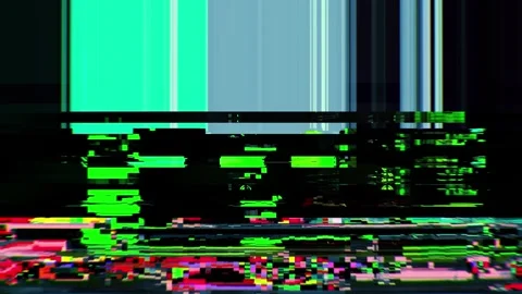 Corrupted HUD Overlay Loop 9 Stock Footage 322096411