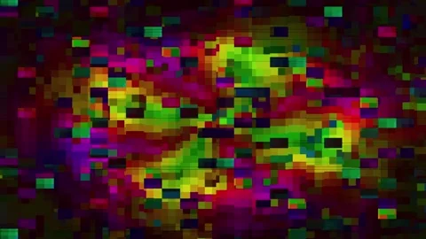 Corrupted Signal Digital Background Horizontal Stock Footage 331075324