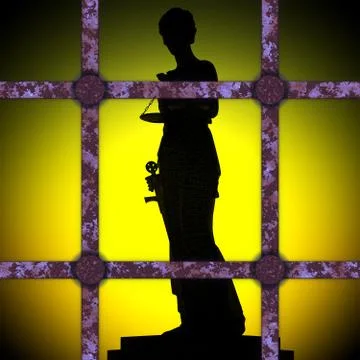 Corrupted Themis Illustrazione stock