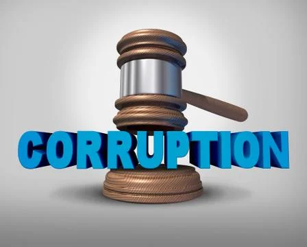 Corruption Concept Stock Illustration
