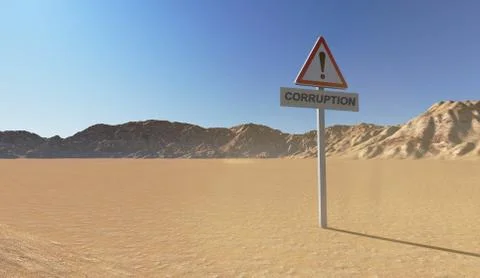 Corruption Stock Illustration