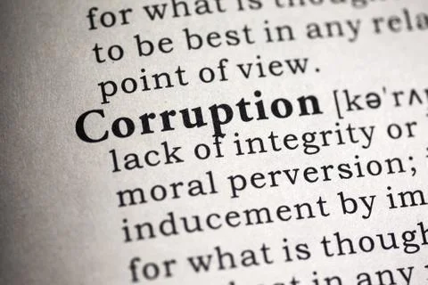 Corruption 스톡 사진