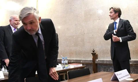 Corruption process former Austrian finance minister Grasser, Vienna, Austria - 1 Stock Photos