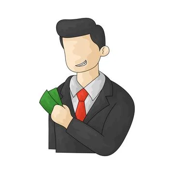 Corruptor illustration Stock Illustration