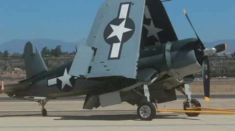 Corsair Backed into position Stock-Footage 31199929