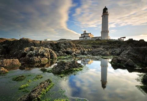 Corsewall lighthouse Stock Photos