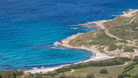 Corsica beach timelapse closeup Video stock 102273871