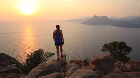 Corsica coast Stock Footage 132054410
