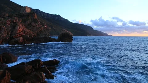 Corsica coast Stock Footage 133505335