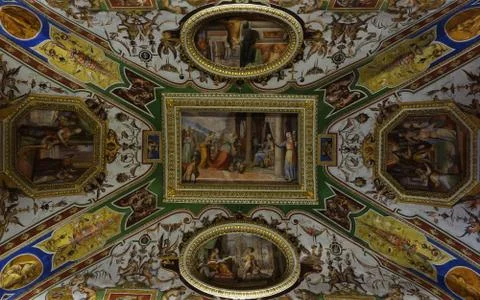 Corsini  Baroque Ceiling Stock Photos