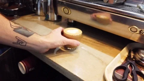 Cortado Coffee Stock Footage 106803638