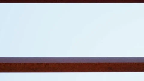 Corten steel shutter. Steel elements covered with corrosion. Stock Footage 244807008