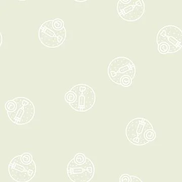Corticosteroid injection line seamless pattern Illustrazione stock