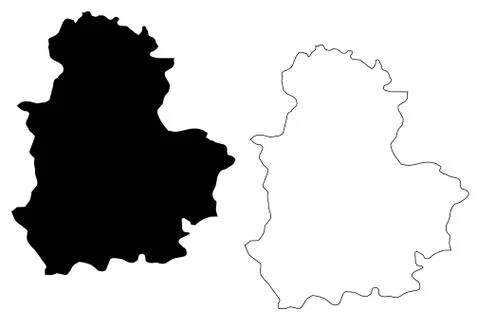 Corum map vector.... Stock Illustration