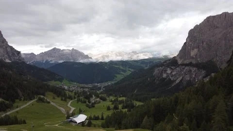 Corvara in Badia in Dolomites Stock Footage 145621164