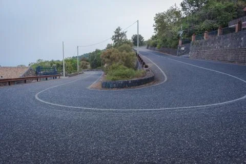 The corve road 스톡 사진