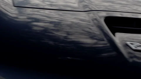 Corvette Front Pan From Left Stock Footage 32375742