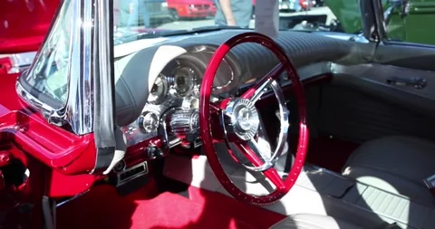 Corvette Interior Stock Footage 133816717