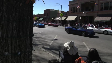 Corvette Parade Stock Footage 44621315