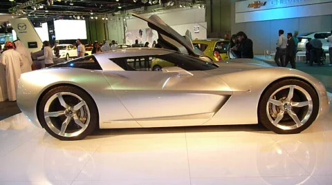 Corvette Stingray Stock Footage 592975