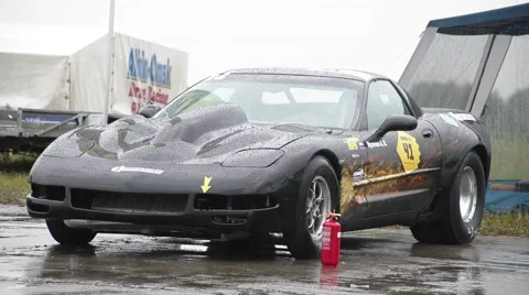 Corvette waiting Hong Stock Footage 59108763