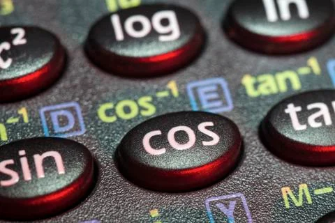 Cos button Stock Photos