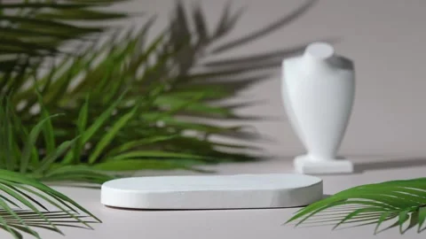 Cosmetic background for product presentation. 库存影片 239762214