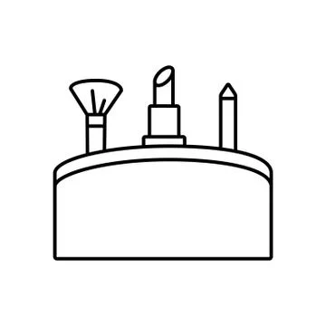 Cosmetic bag icon element of make up icon for mobile concept and web apps. Th Stock Illustration