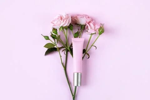 Cosmetic bottle container Stock Photos
