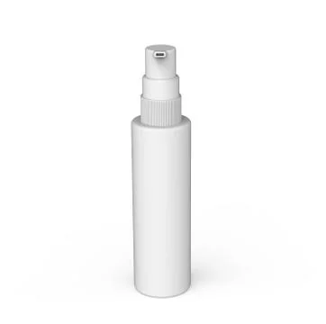 Cosmetic bottle model Stock Illustration