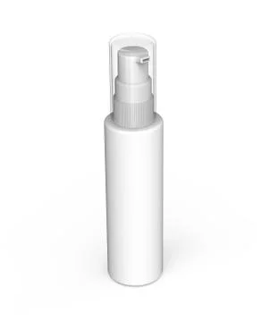 Cosmetic bottle model 스톡 일러스트