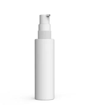 Cosmetic bottle model Stock Illustration