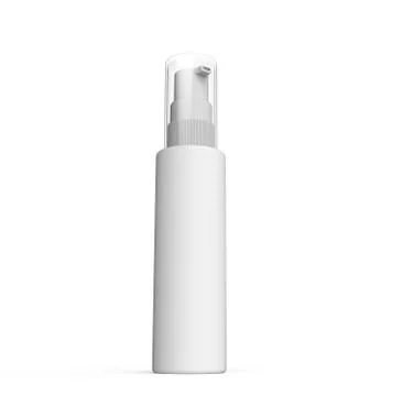Cosmetic bottle model Stock Illustration