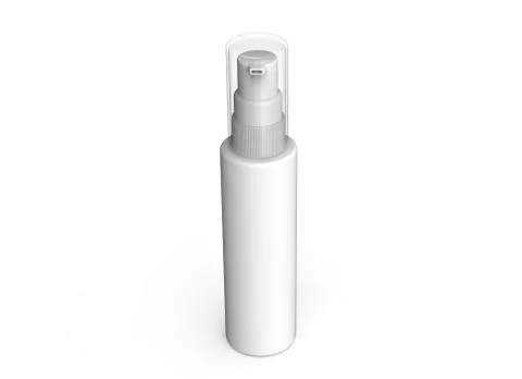 Cosmetic bottle model 스톡 일러스트