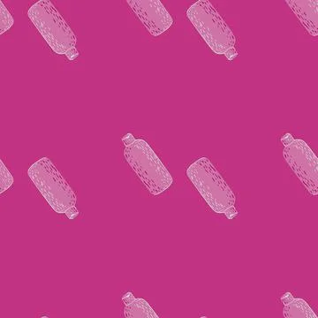 Cosmetic bottle seamless pattern. Background for spa. 스톡 일러스트