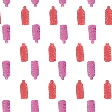 Cosmetic bottle seamless pattern. Background for spa. 스톡 일러스트