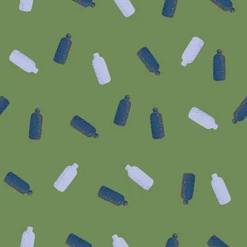 Cosmetic bottle seamless pattern. Background for spa. 스톡 일러스트