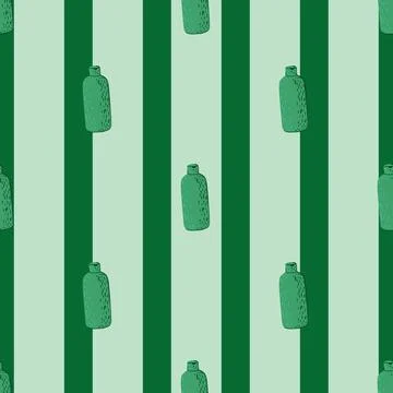Cosmetic bottle seamless pattern. Background for spa. イラスト素材