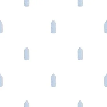 Cosmetic bottle seamless pattern. Background for spa. Illustrazione stock