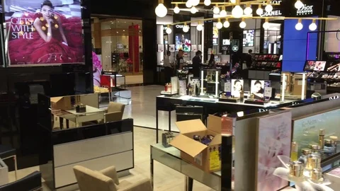 cosmetic boutiques in Central World Stock Video Pond5