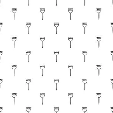 Cosmetic brush pattern vector seamless Stockillustratie