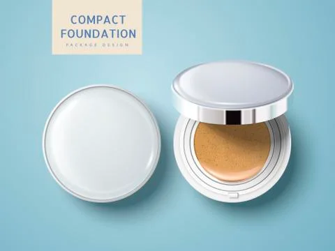Cosmetic case package design Stock Illustration