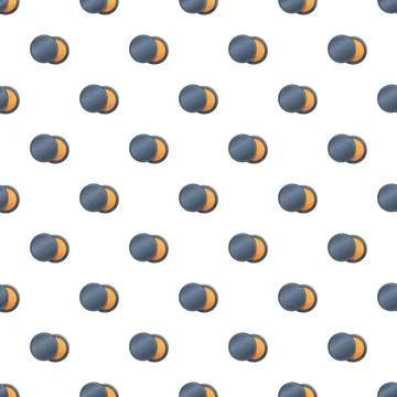 Cosmetic compact powder seamless repeating pattern design Stock Illustration