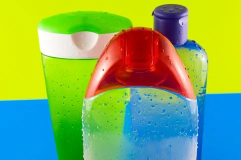 Cosmetic container Foto stock